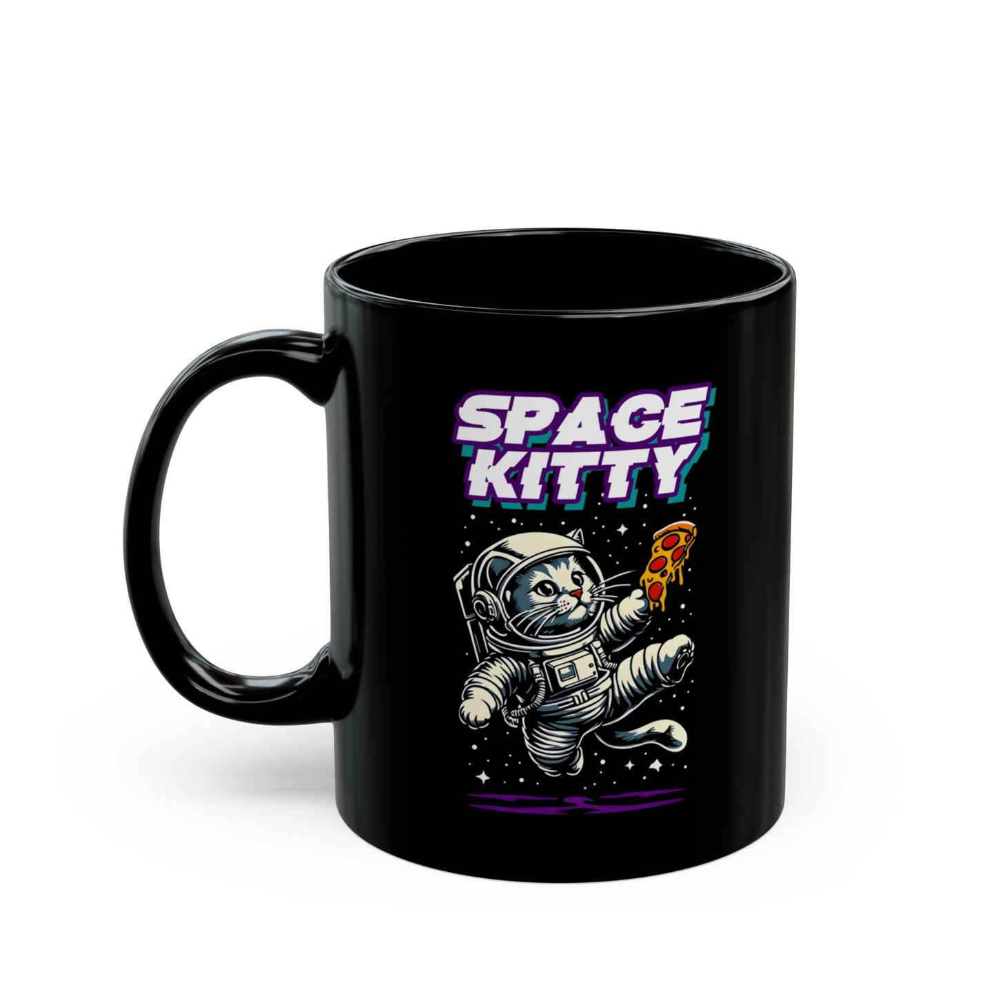 Space Kitty Astronaut Cat Mug (11oz)