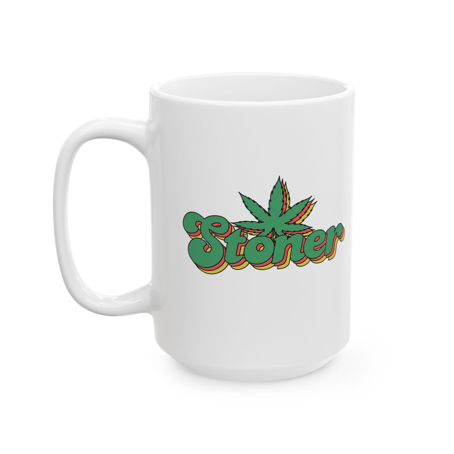 Stoner Retro Cannabis Enthusiast's Vintage Style Mug (15oz)