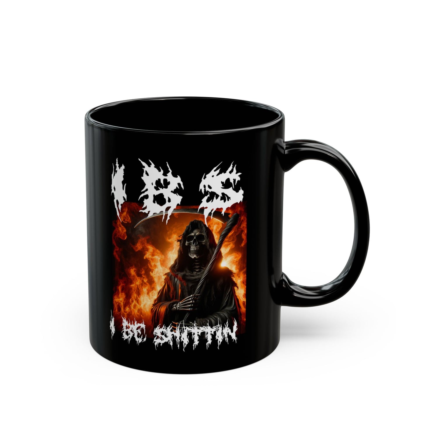 IBS I Be Shittin Grim Reaper Novelty Mug  (11oz)