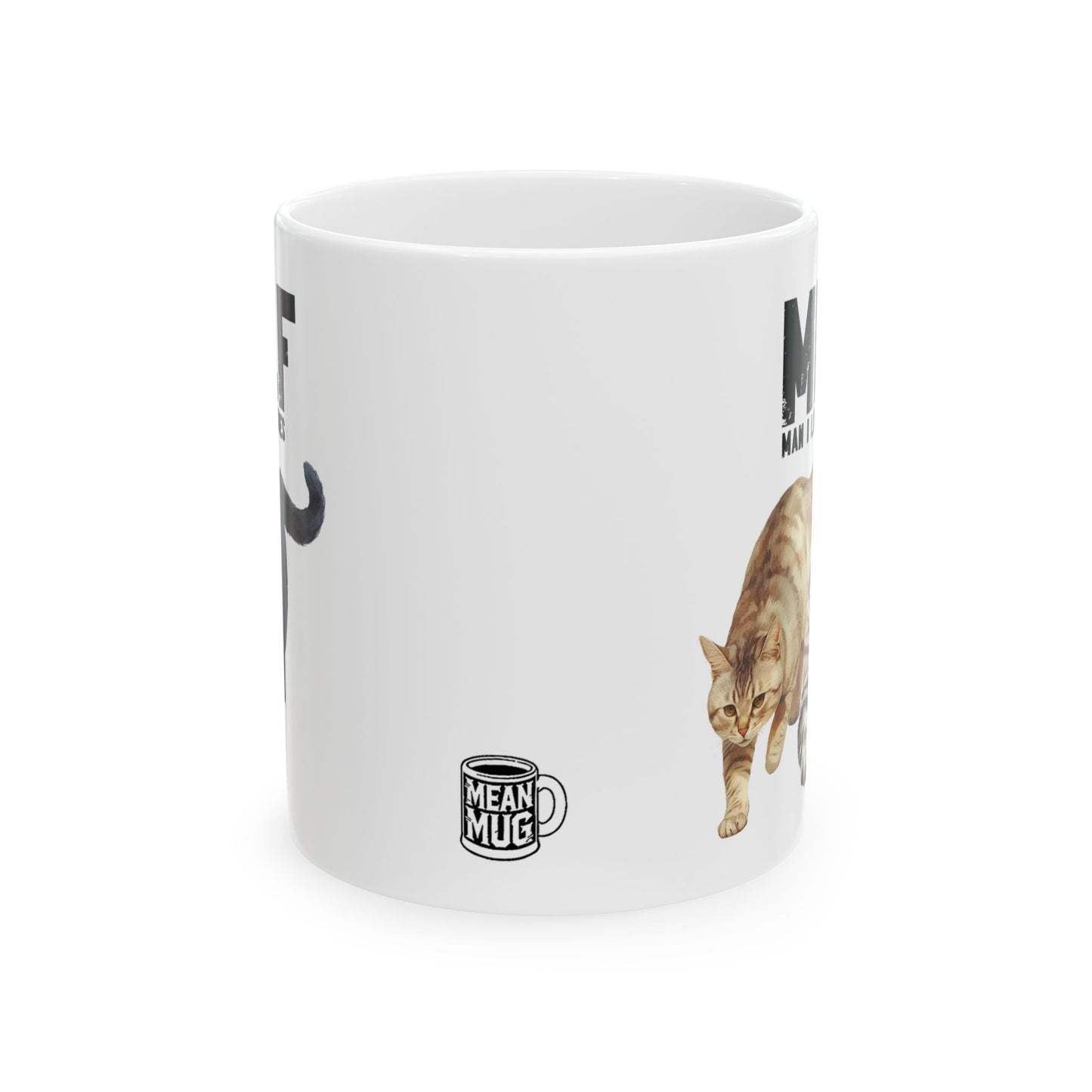 Funny Gift for Pet Owners MILF: Man I Love Felines Cat Lover Coffee Mug (11oz)