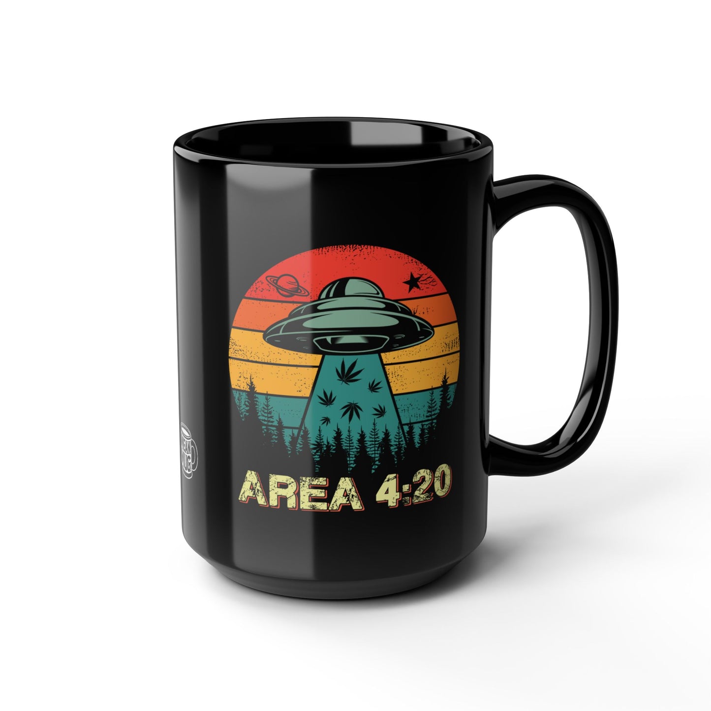 Area 4:20 UFO and Cannabis Enthusiast's Mug (15oz)