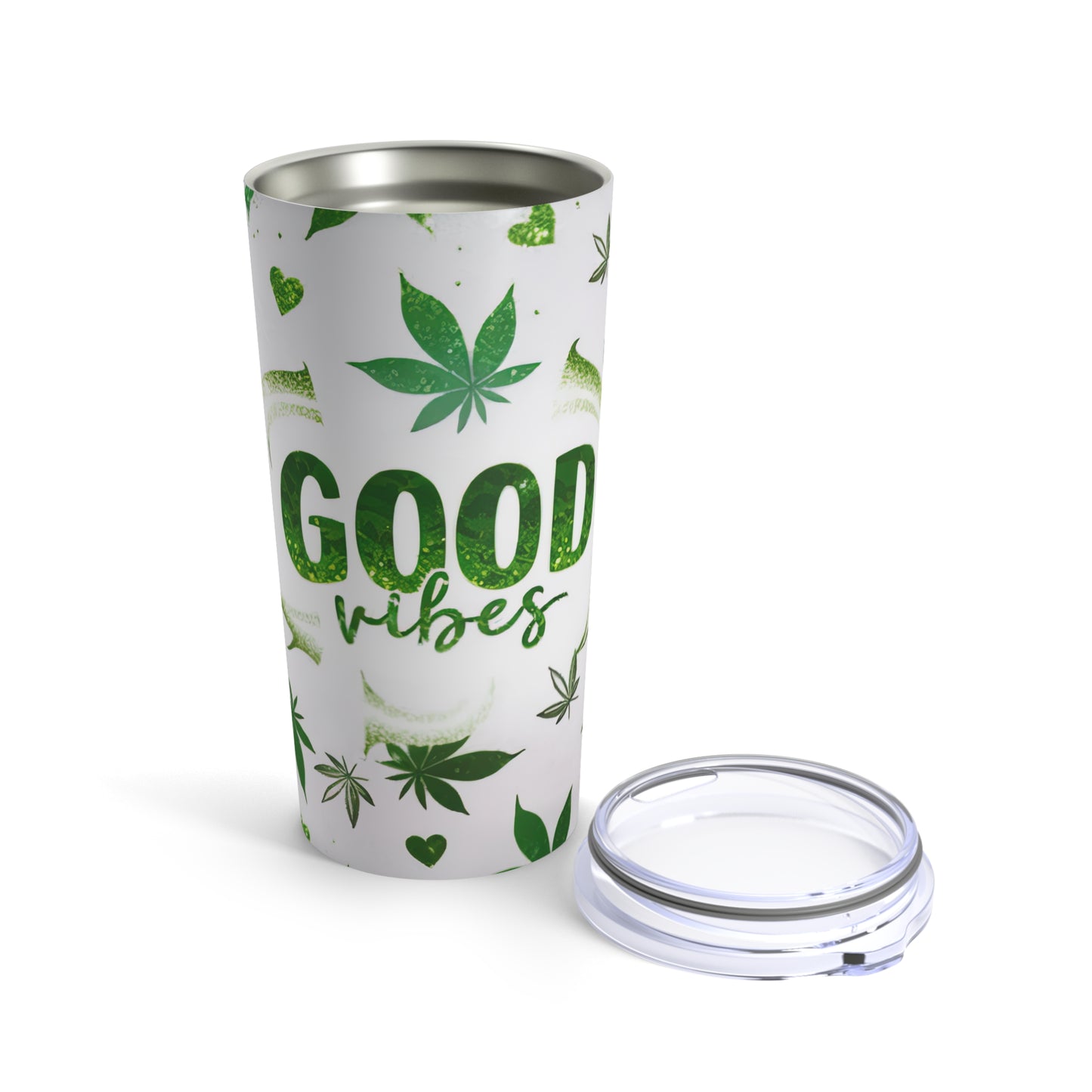 Perfect for Cannabis Enthusiasts Good Vibes Tumbler 20oz