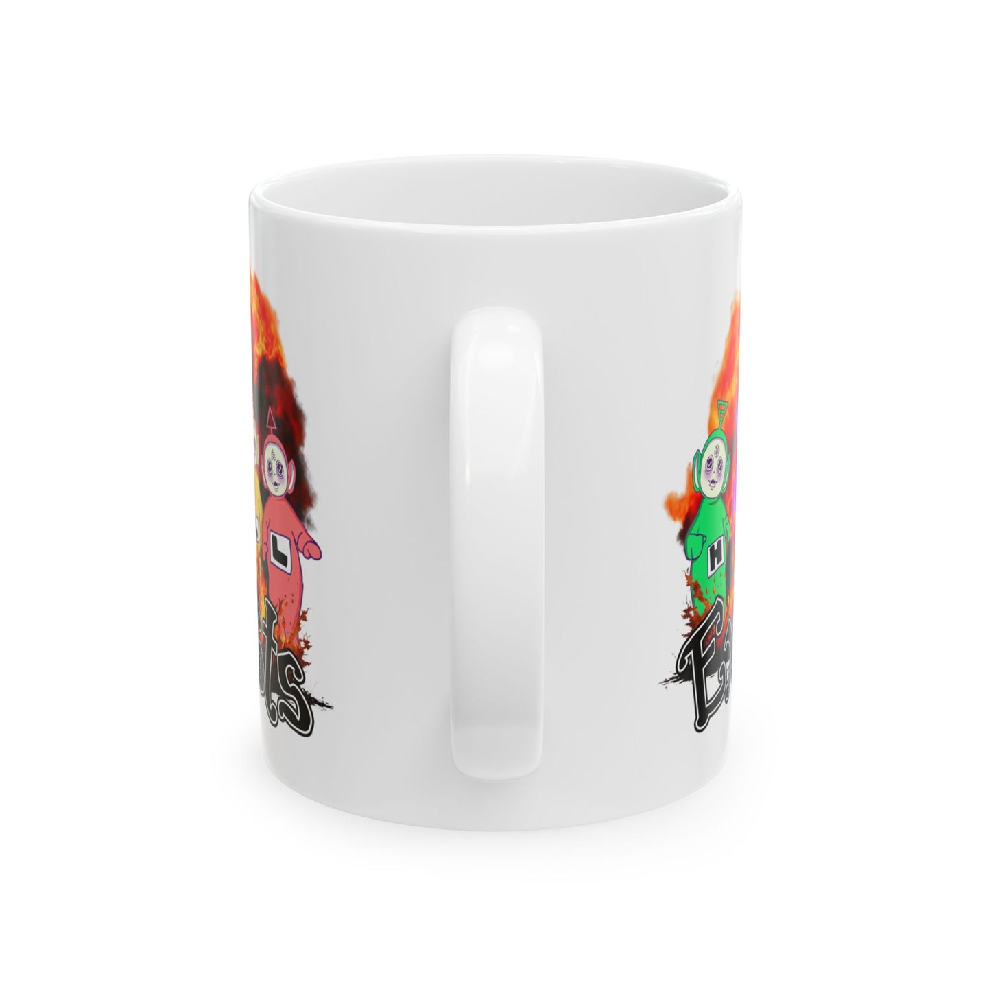 Hell Exists Apocalyptic Teletubbies Coffee Mug (11oz)