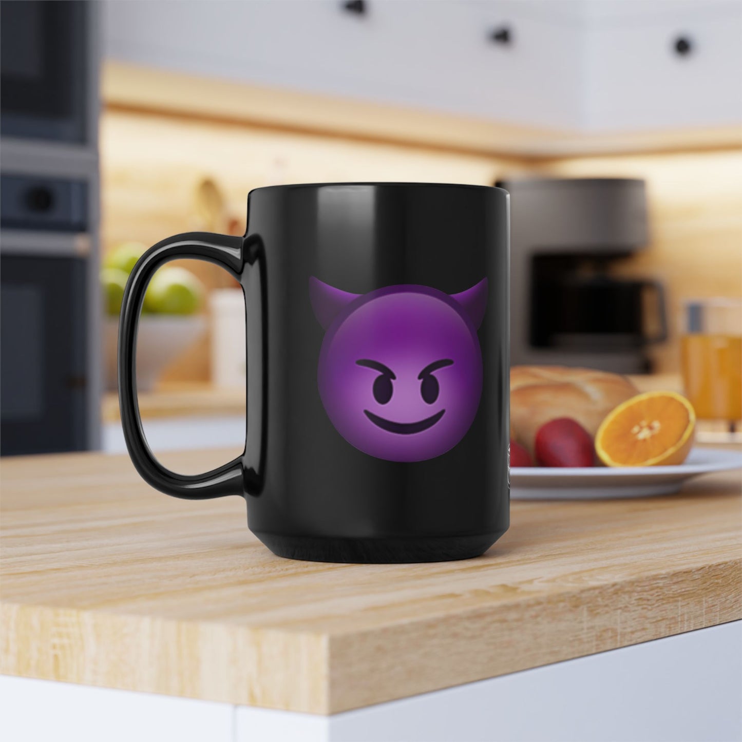 I'm Not Saying I'm Satan, Funny Devil Emoji Mug (15oz)