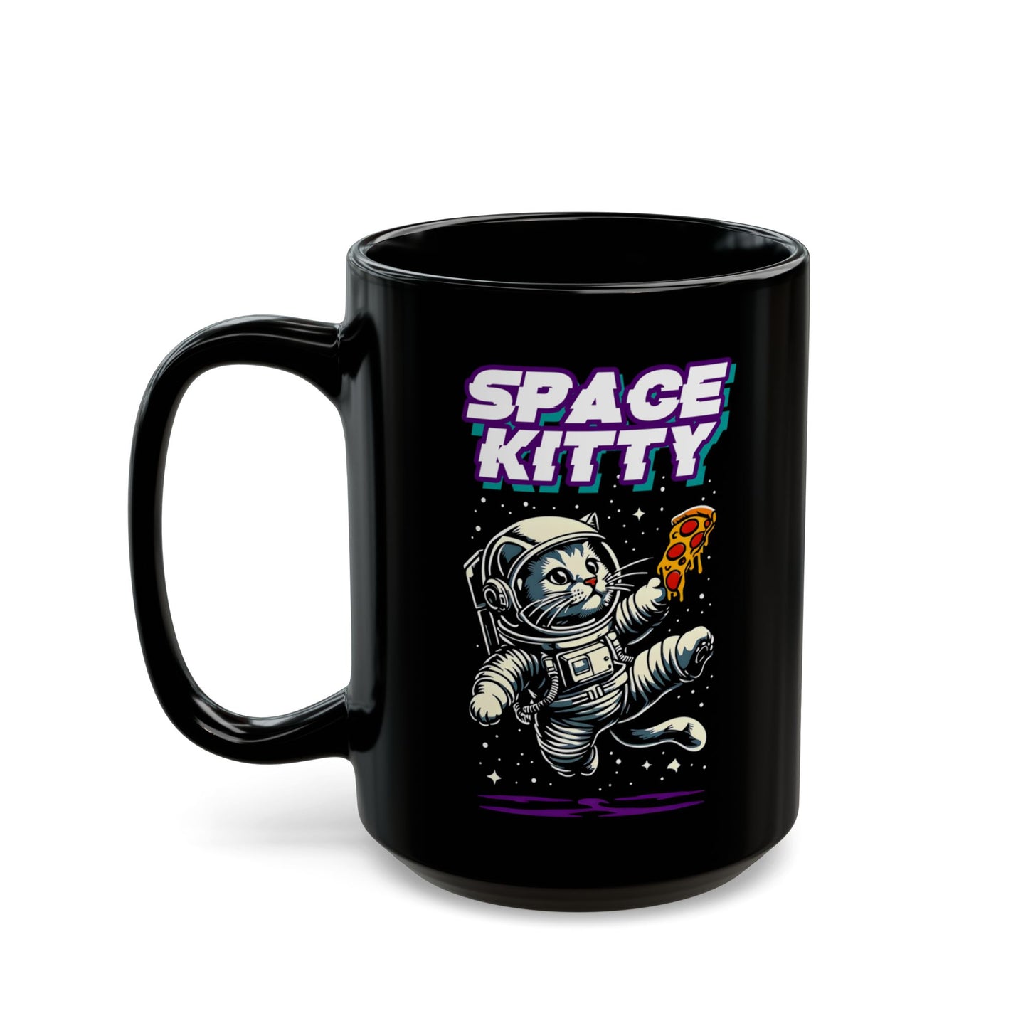 Space Kitty Astronaut Cat Mug (15oz)