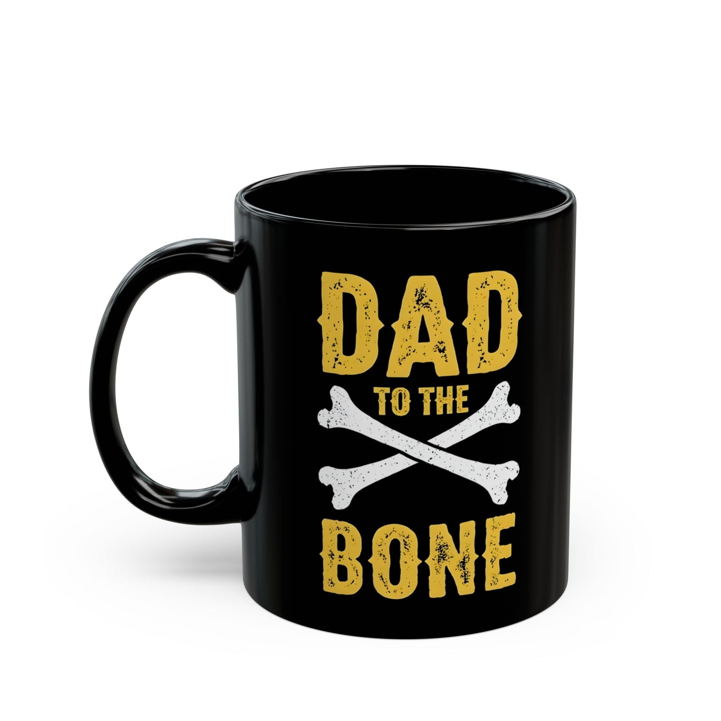 Dad to the Bone Rock 'n' Roll Coffee Mug (11oz)