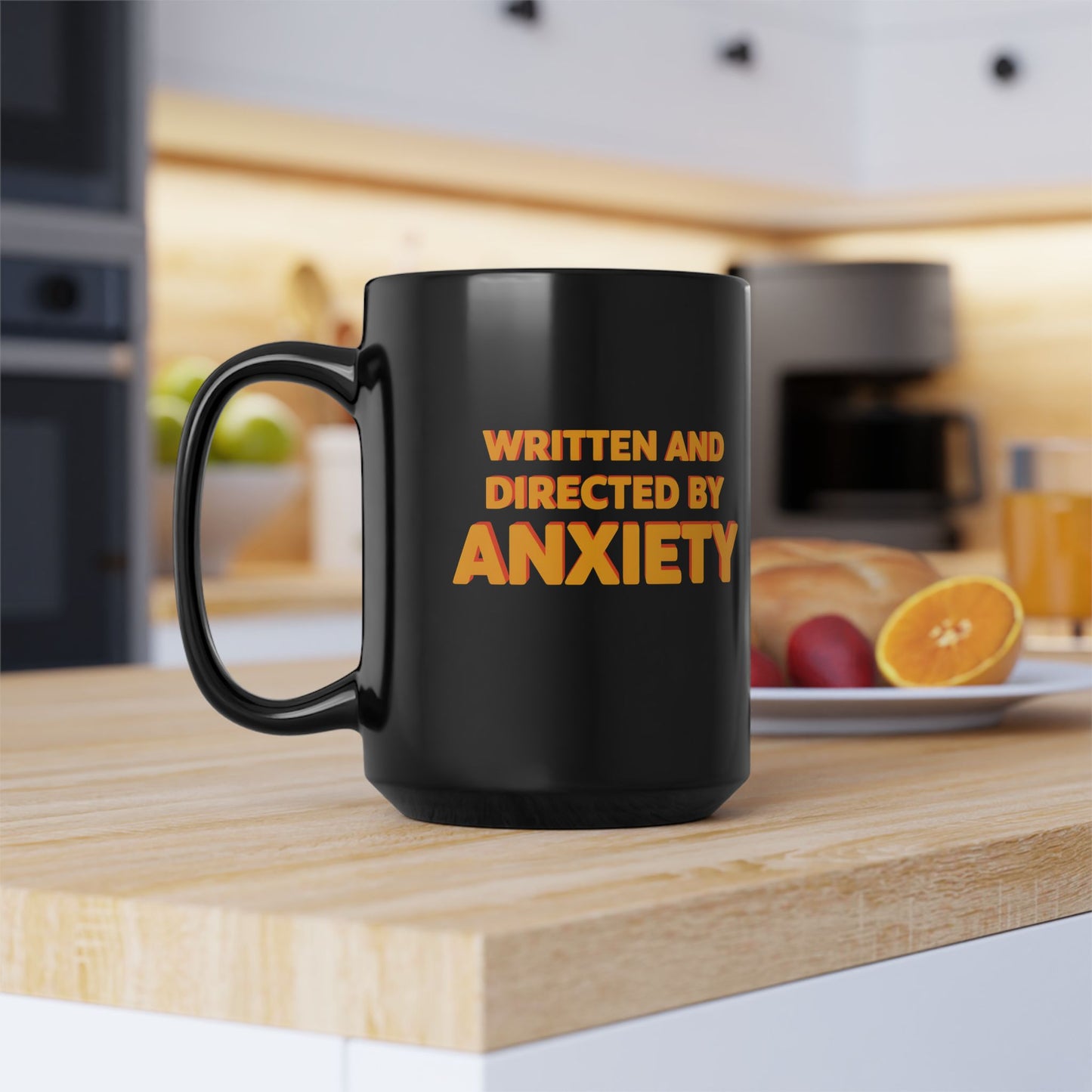 Written and Directed by Anxiety Coffee Mug (15oz)