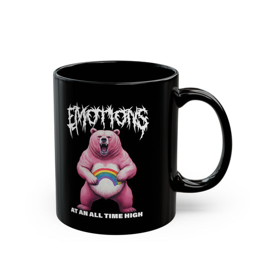 Emotions at an All Time High Pink Bear Mug (11oz)