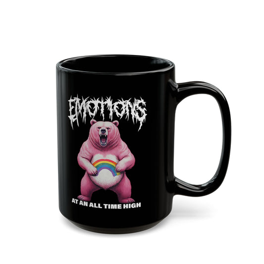 Emotions at an All Time High Pink Bear Mug (15oz)