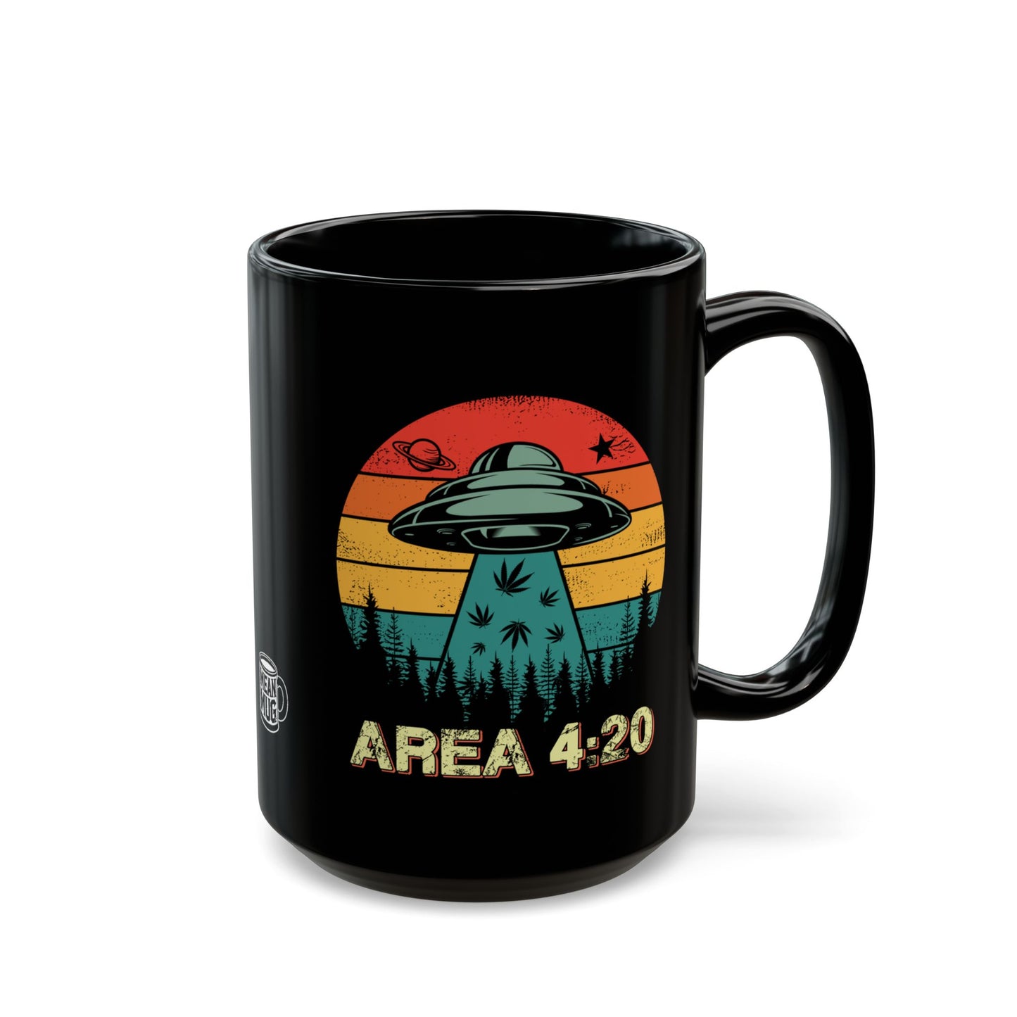 Area 4:20 UFO and Cannabis Enthusiast's Mug (15oz)