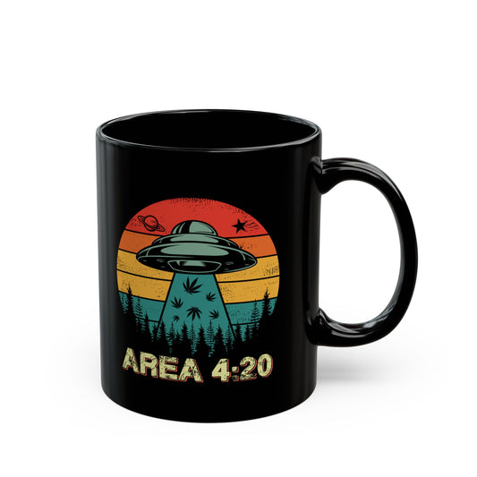 Area 4:20 UFO and Cannabis Enthusiast's Mug (11oz)