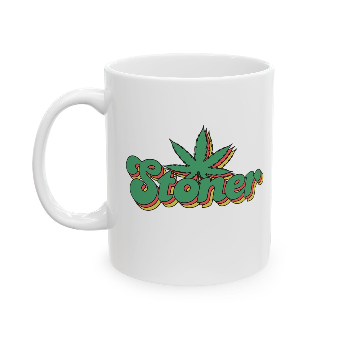 Stoner Retro Cannabis Enthusiast's Vintage Style Mug (11oz)