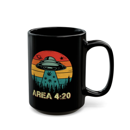 Area 4:20 UFO and Cannabis Enthusiast's Mug (15oz)