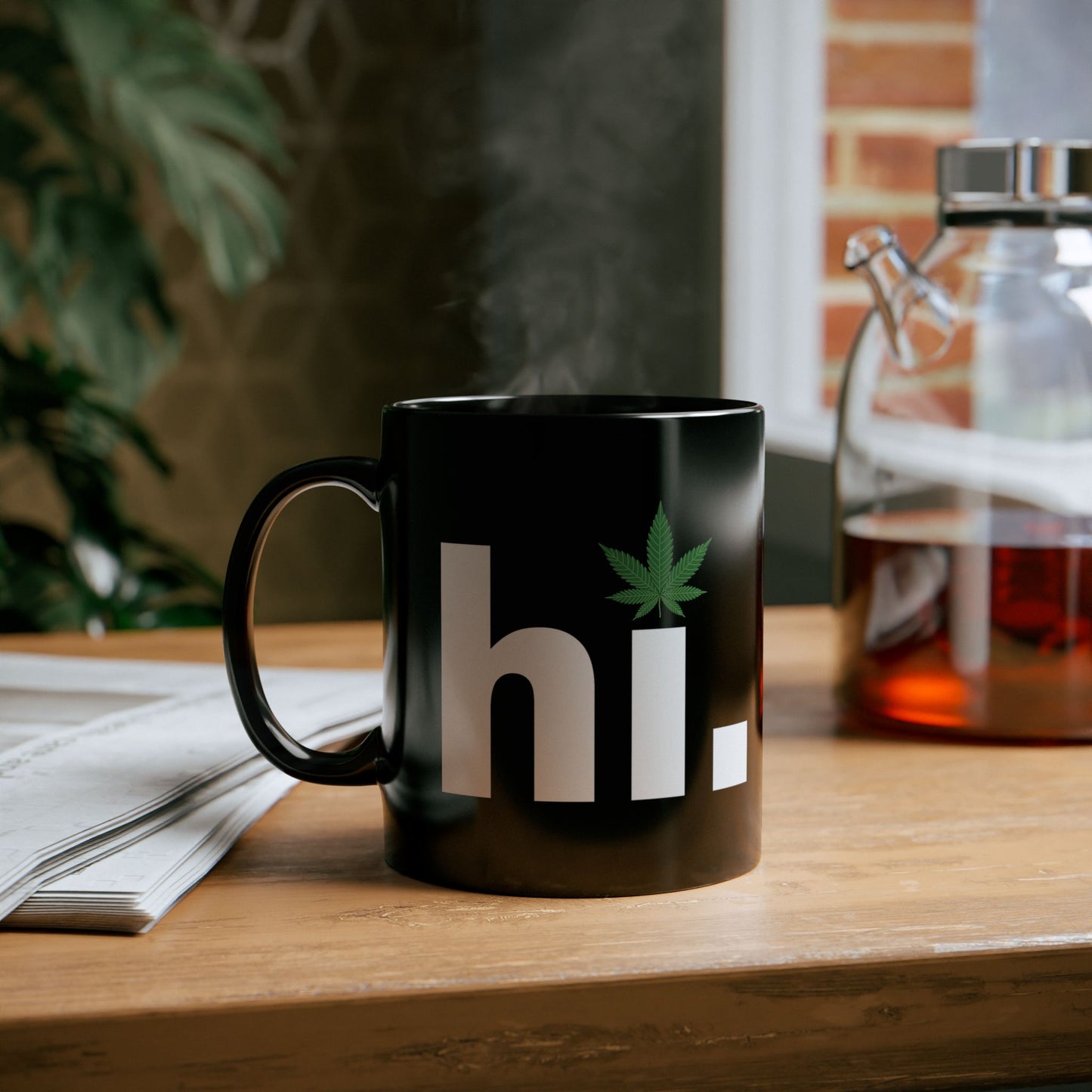 Hi, Cannabis Enthusiast's Minimalist Mug (11oz)