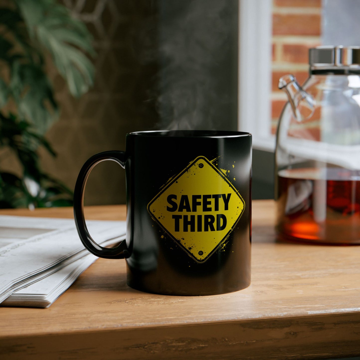 Safety Third Humorous Coffee Mug (11oz)