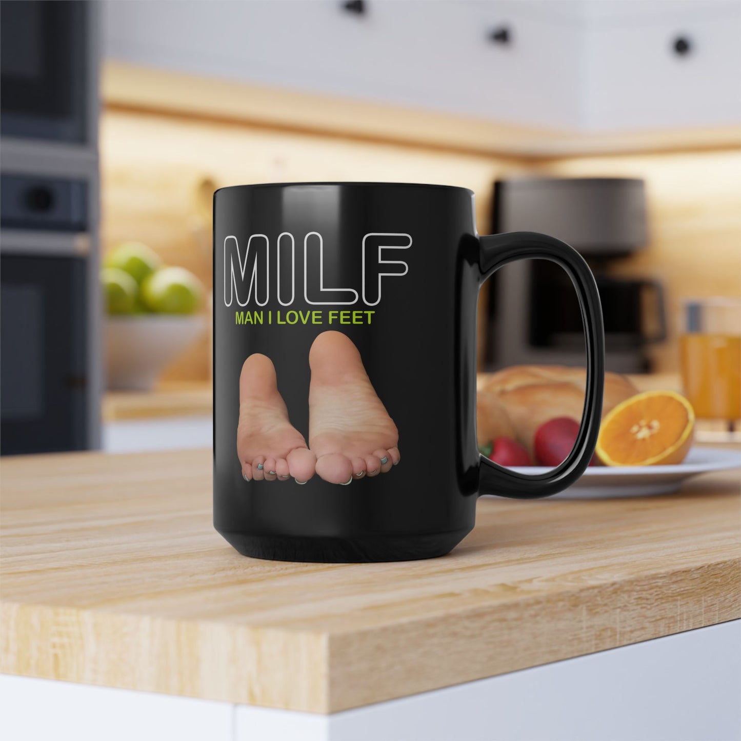 MILF Man I Love Feet Coffee Mug (15oz)